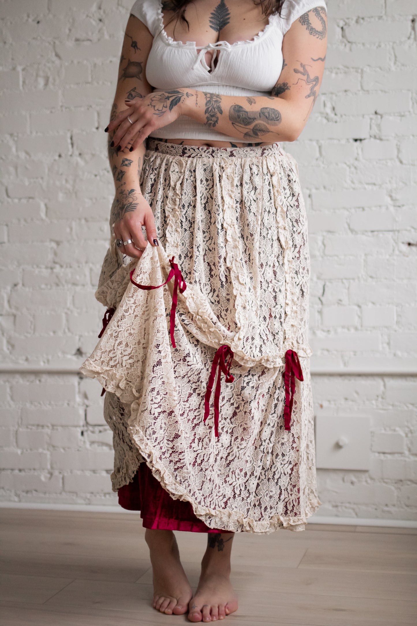 Julia Skirt ~ Red