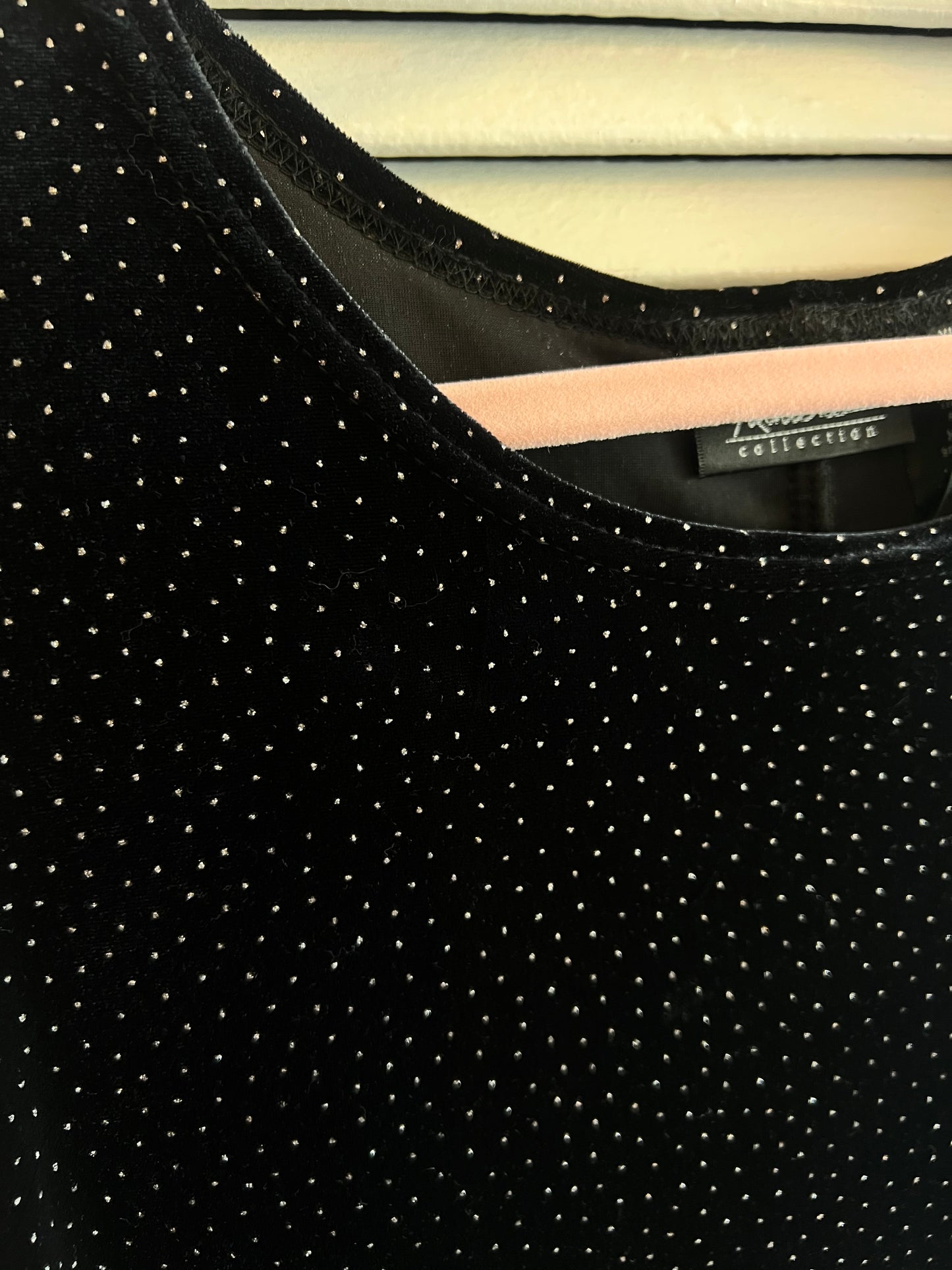 Black velvet dress~ BEAU ~ XL