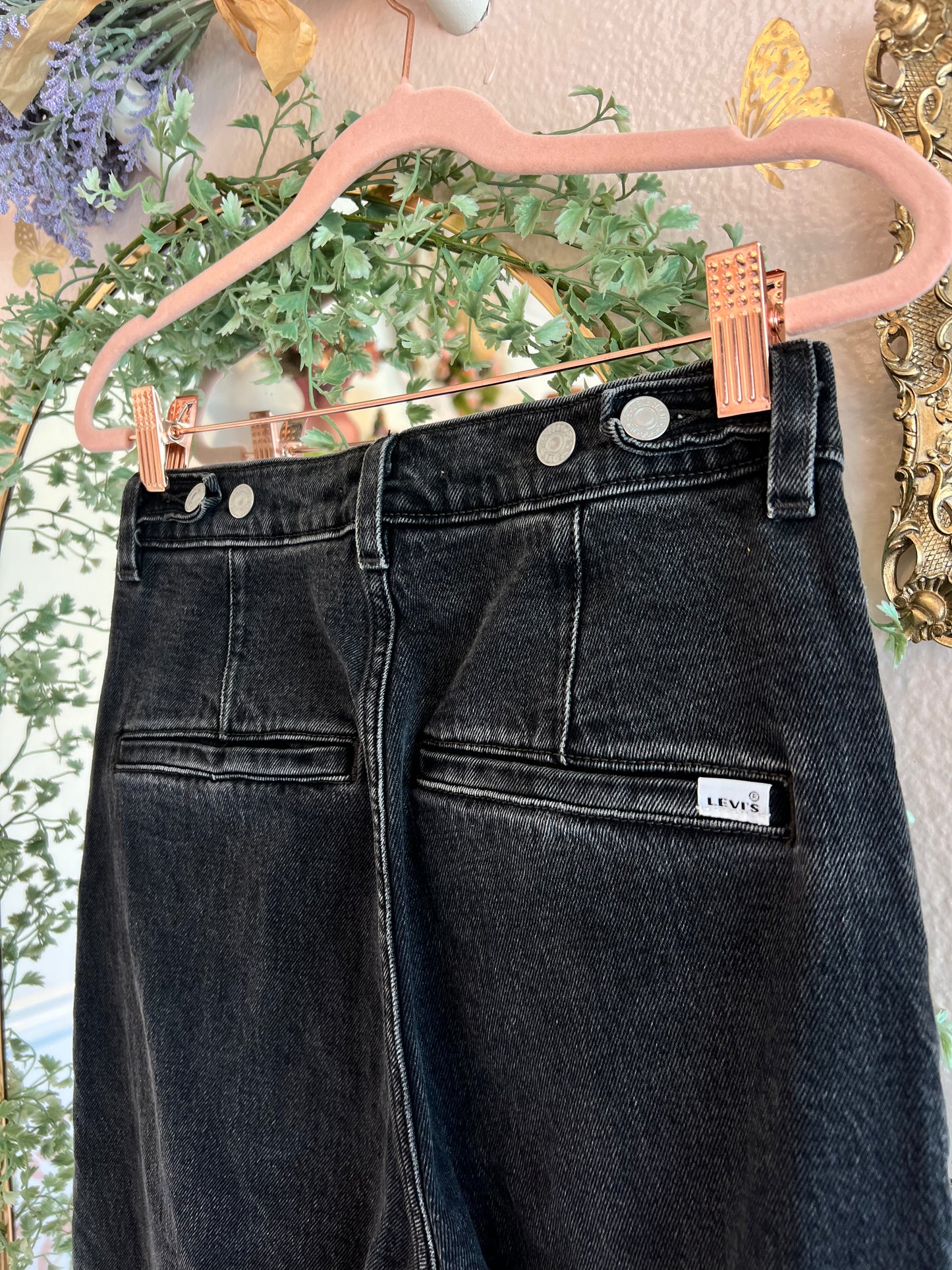 Levi's Cinch Ribcage Straight Ankle Tailored Jeans ~ 26