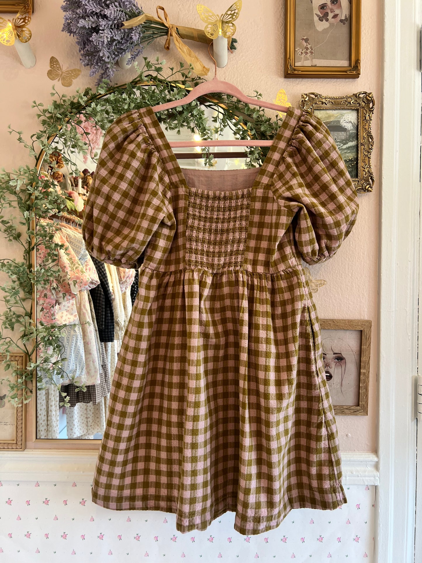 Madewell Cotton Seersucker Gingham Dress Madewell Cotton Seersucker Gingham Dress