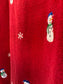 Vintage Red Snowman Holiday Carigan