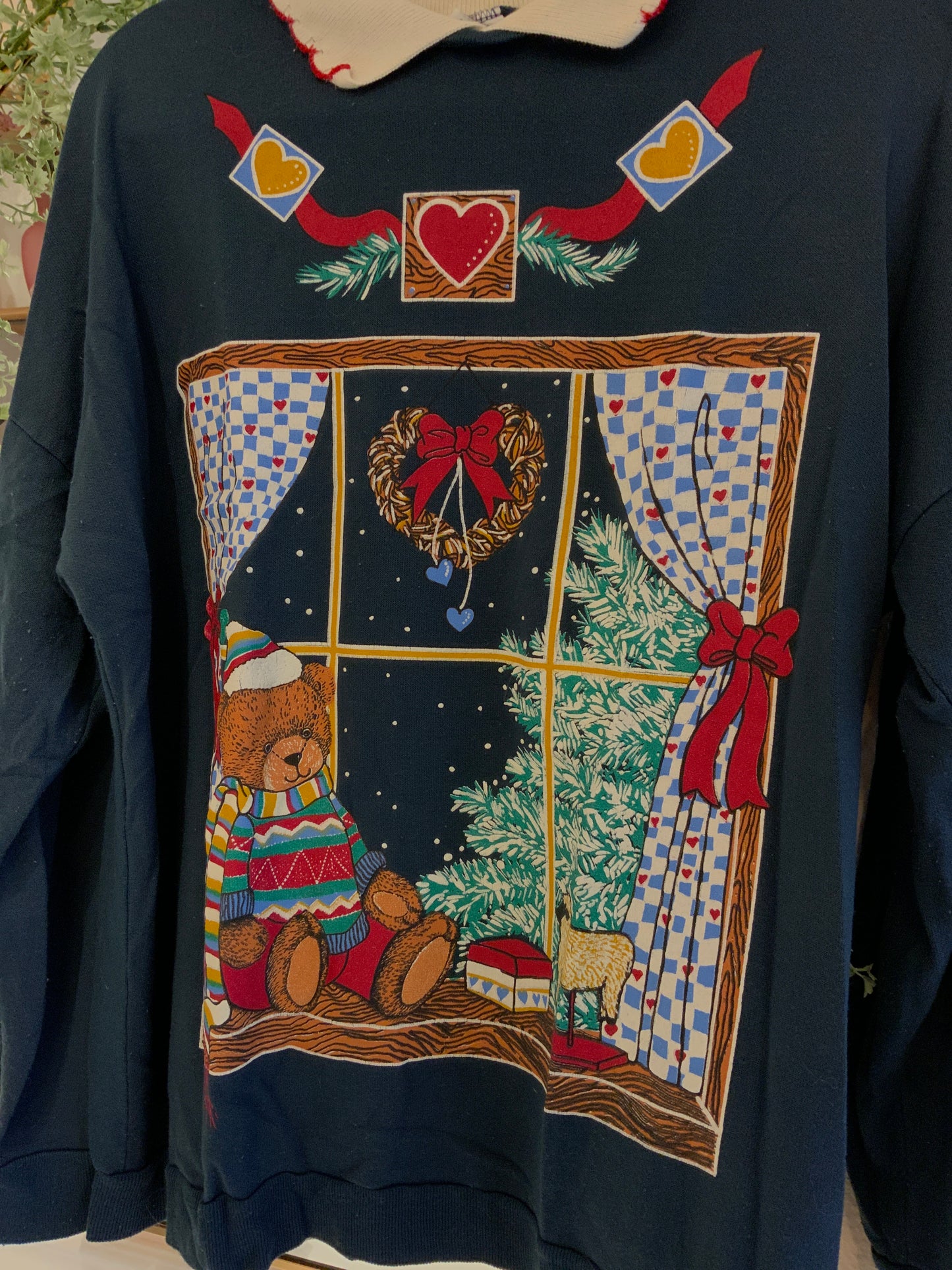 Vintage Bear Holiday Sweater