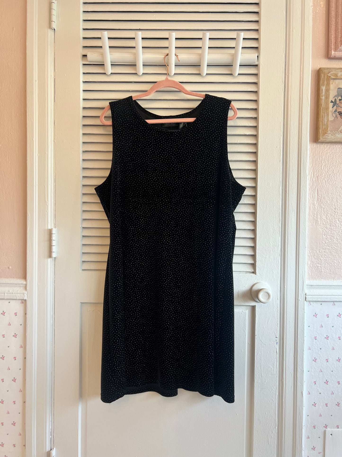 Black velvet dress~ BEAU ~ XL