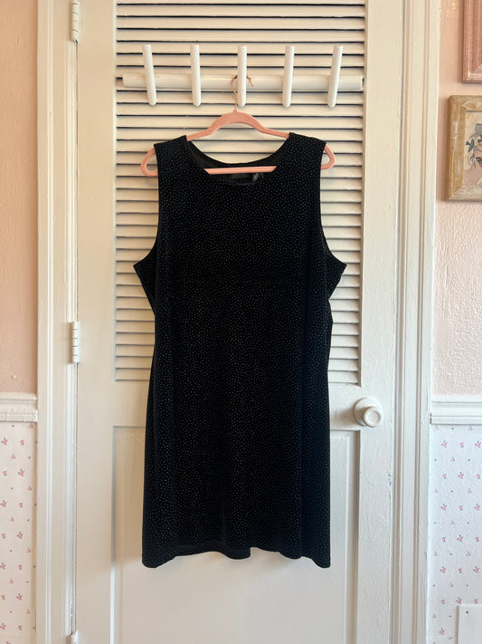 Black velvet dress~ BEAU ~ XL