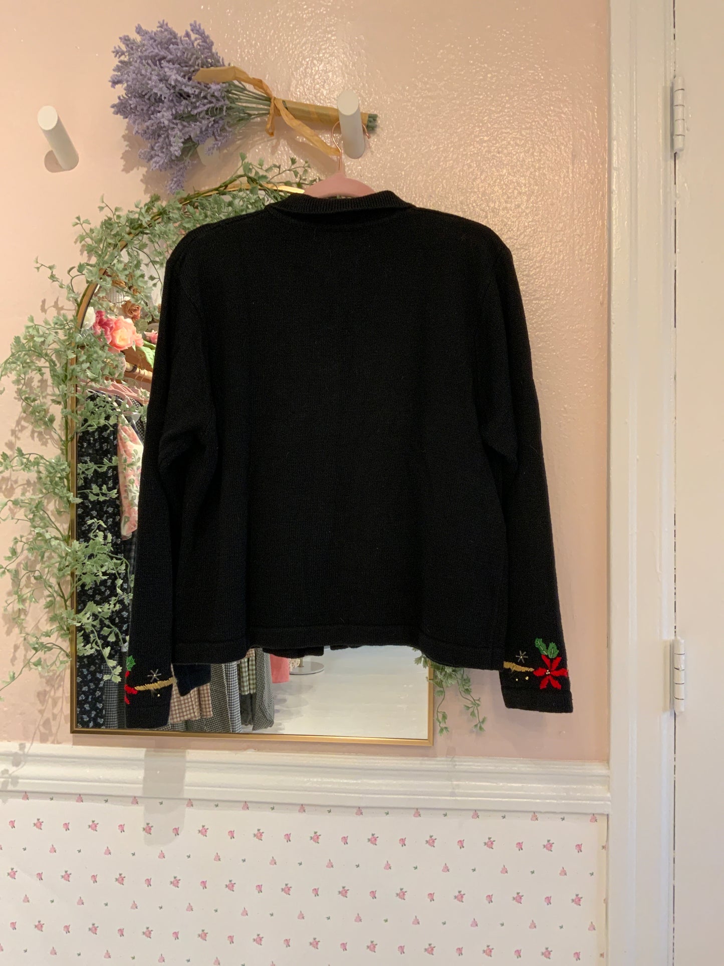 Vintage Victoria Jones Holiday Cardigan