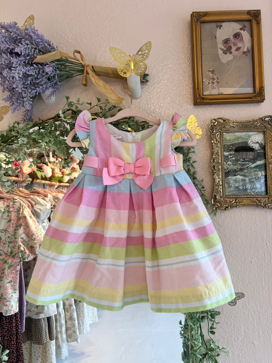 Bonnie Baby Colorful Dress ~ 3/6months