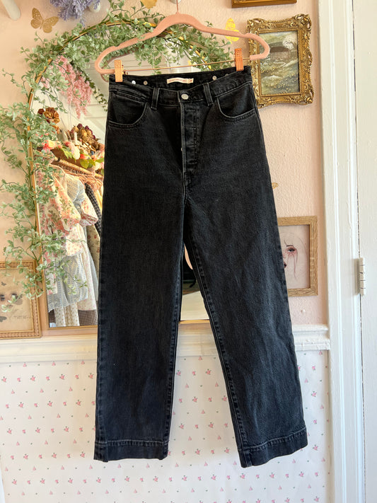 Levi's Cinch Ribcage Straight Ankle Tailored Jeans ~ 26