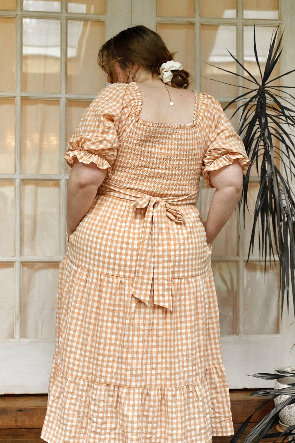 By the River Gingham Dress