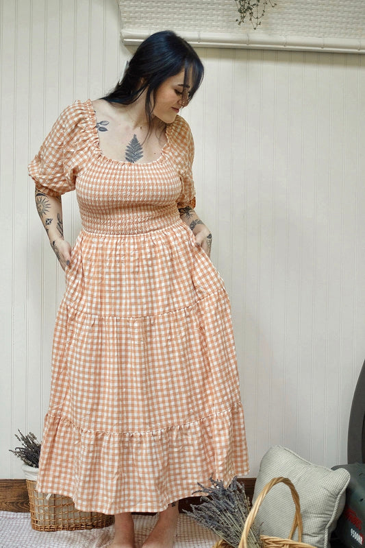 By the River Gingham Dress