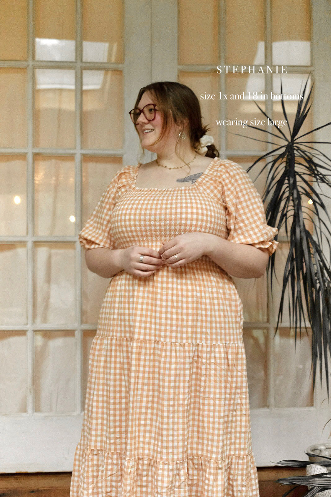 By the River Gingham Dress